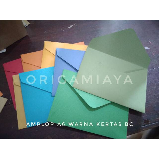 

Amplop handmade a6 tebal warna