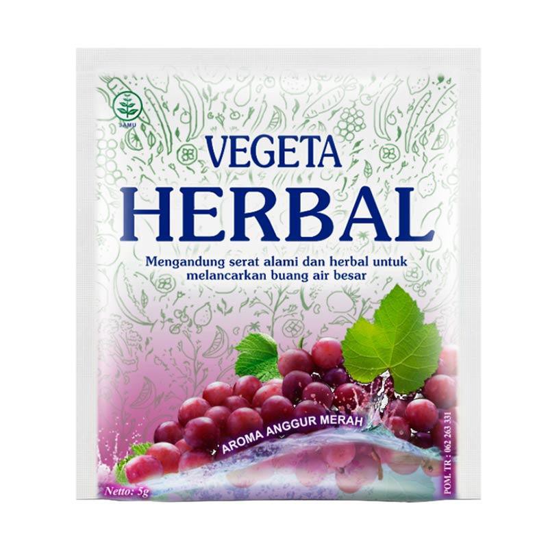 VEGETA HERBAL - Minuman Sembelit - Pelancar BAB - Suplemen Serat - Vegeta Anggur