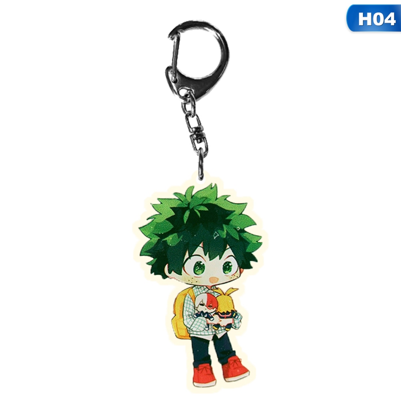 Gantungan Kunci Desain Kartun Anime My Hero Academia Bahan Akrilik