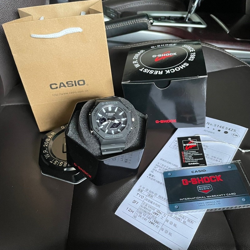 JAM TANGAN G SHOCK GA2100 FULLSET / JAM TANGAN PRIA