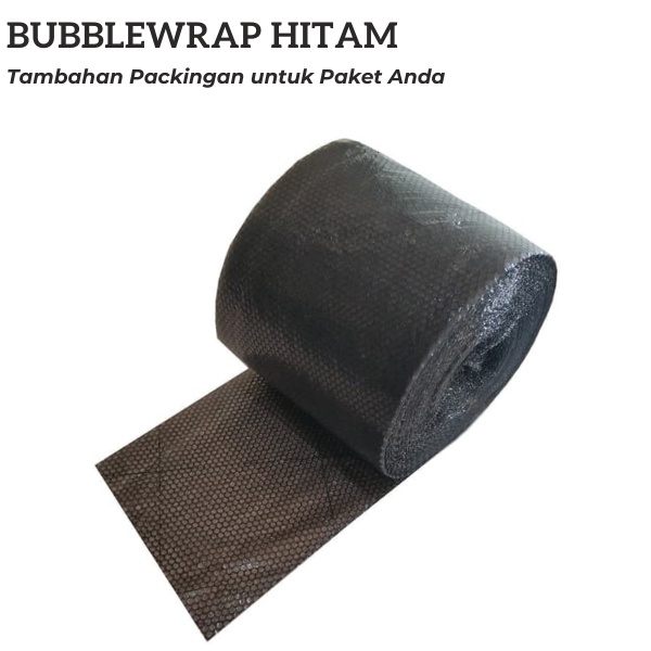 Bubblewrap Hitam untuk Tambahan Packing