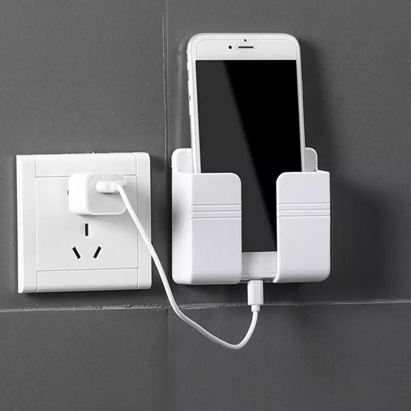 RAK CHARGER  UNIVERSAL / RAK HOLDER CHARGER HANDPHONE / REMOT TEMPEL DI DINDING