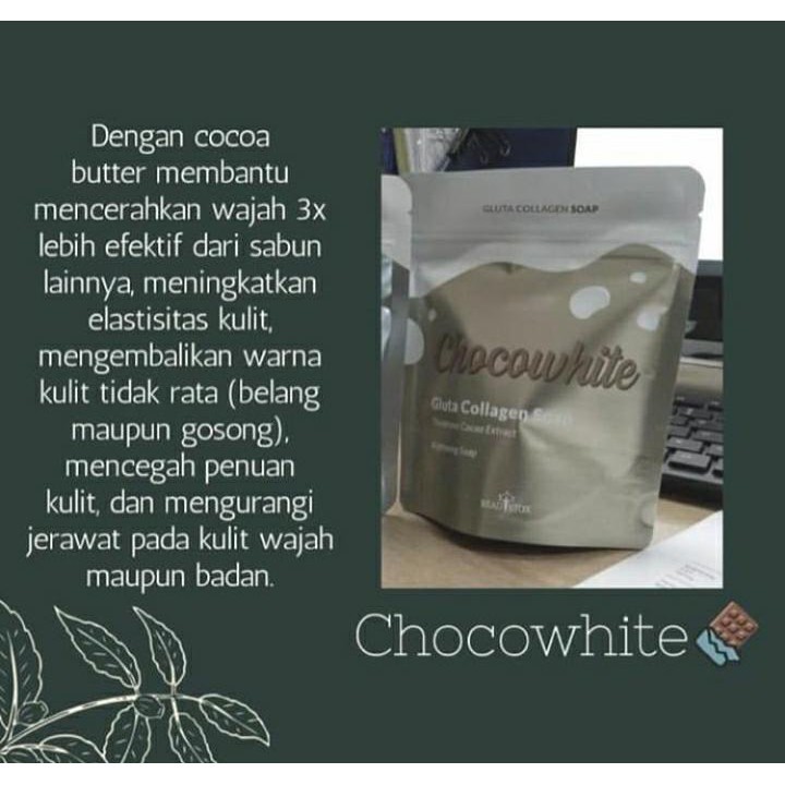 GLUTA COLLAGEN SOAP CHOCOWHITE WHITEMILKY