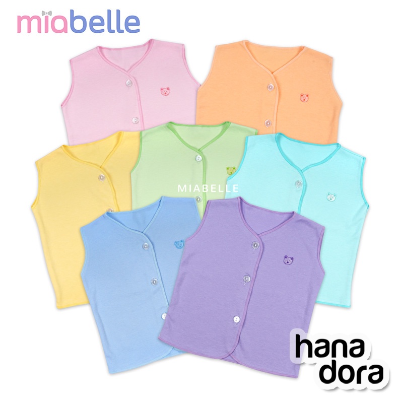 Miabelle Baju Kutung Kancing Depan Polos Newborn