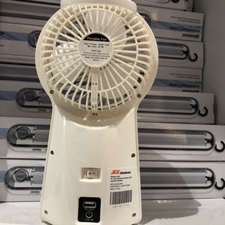 [JAKARTA] KRISBOW MINI WHITE FAN AND EMERGENCY LAMP KIPAS DAN LAMPU