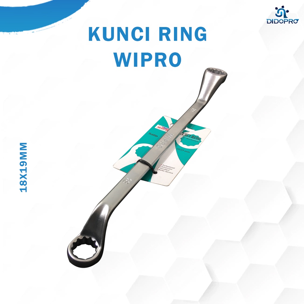 Kunci Ring Wipro 18x19mm