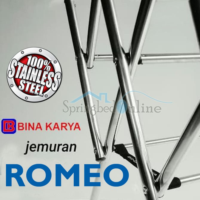 Jemuran Baju Handuk Stainlees Steel Romeo