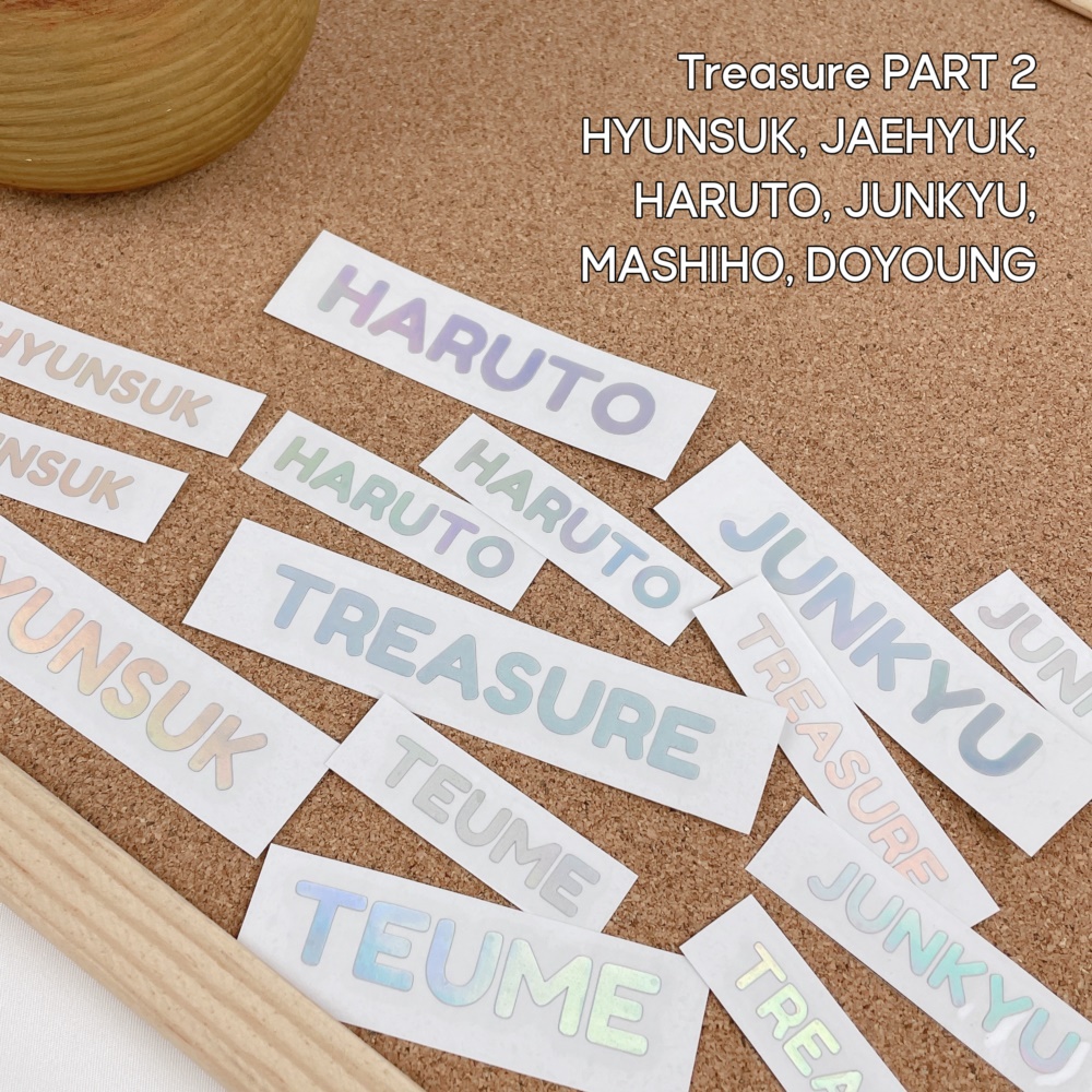 

(2/3) Sticker Hologram TREASURE