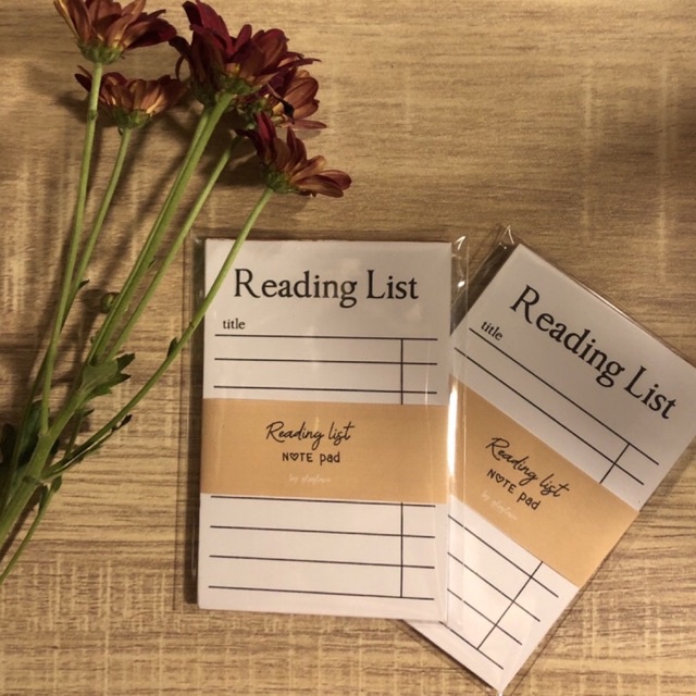 

Reading List Notepad 20 sheets