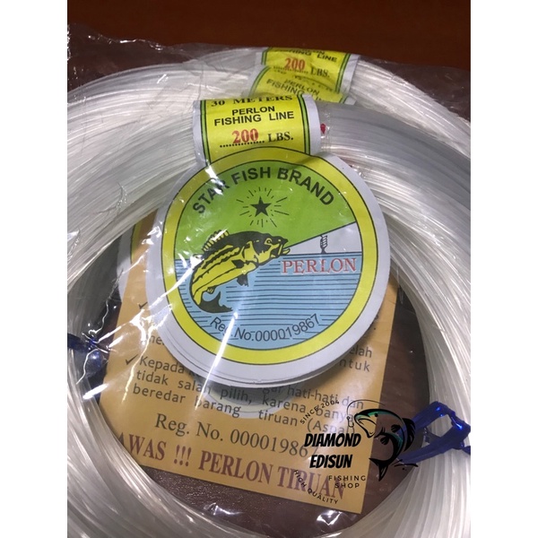 SENAR PERLON No: 100-200Lbs / TALI PANCING MURAH, KUAT, BAGUS DAN BERKUALITAS