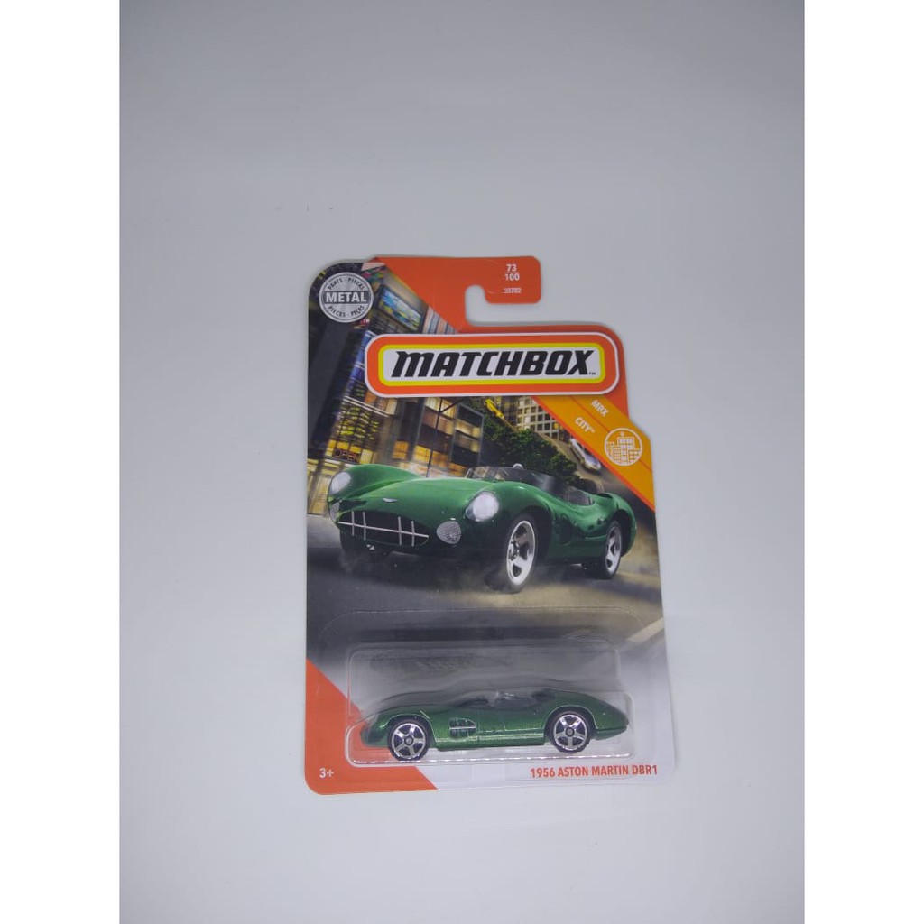 Matchbox Reguler 1956 Aston Martin DBR1 Hijau DBR 1 MBX City Mobil-mobilan anak