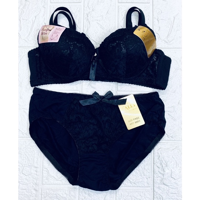 Bh / Bra Set Brukat TALLY 9983 Pakai Kawat dan Busa Tipis