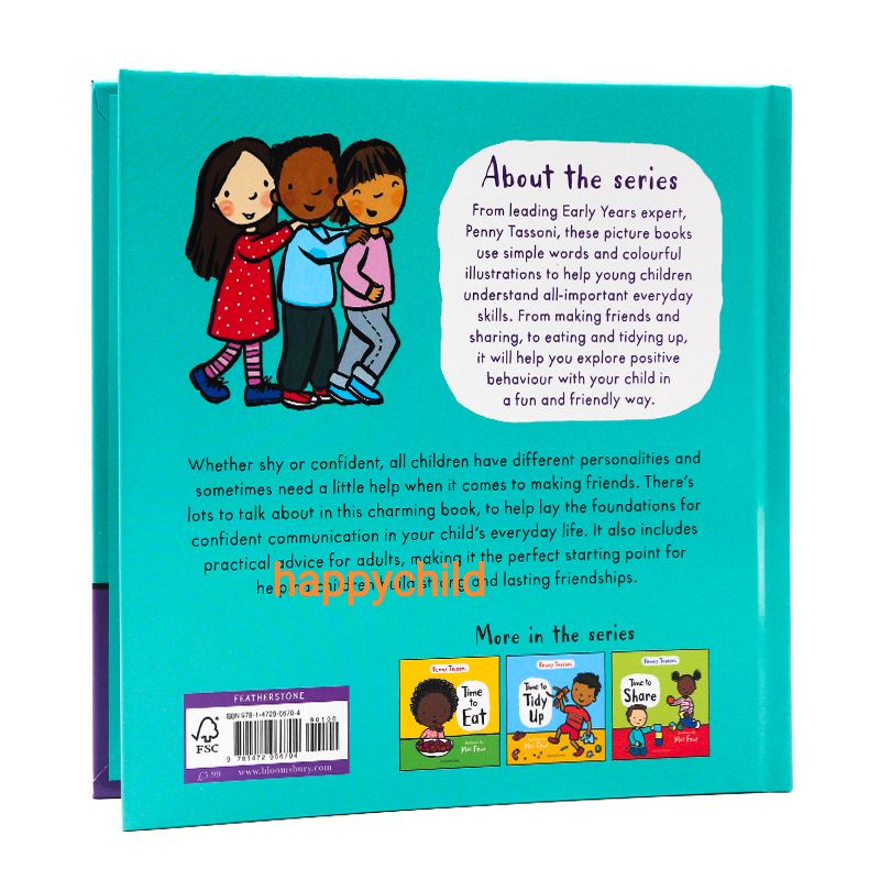 original Time to make friends by Penny Tassoni buku social buku anak buku bacaan buku impor happychild