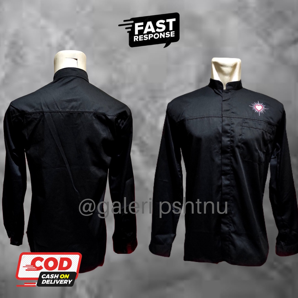 baju psht lengan panjang simpel - kemeja psht lengan panjang - kemeja psht bordir - kemeja sh terate