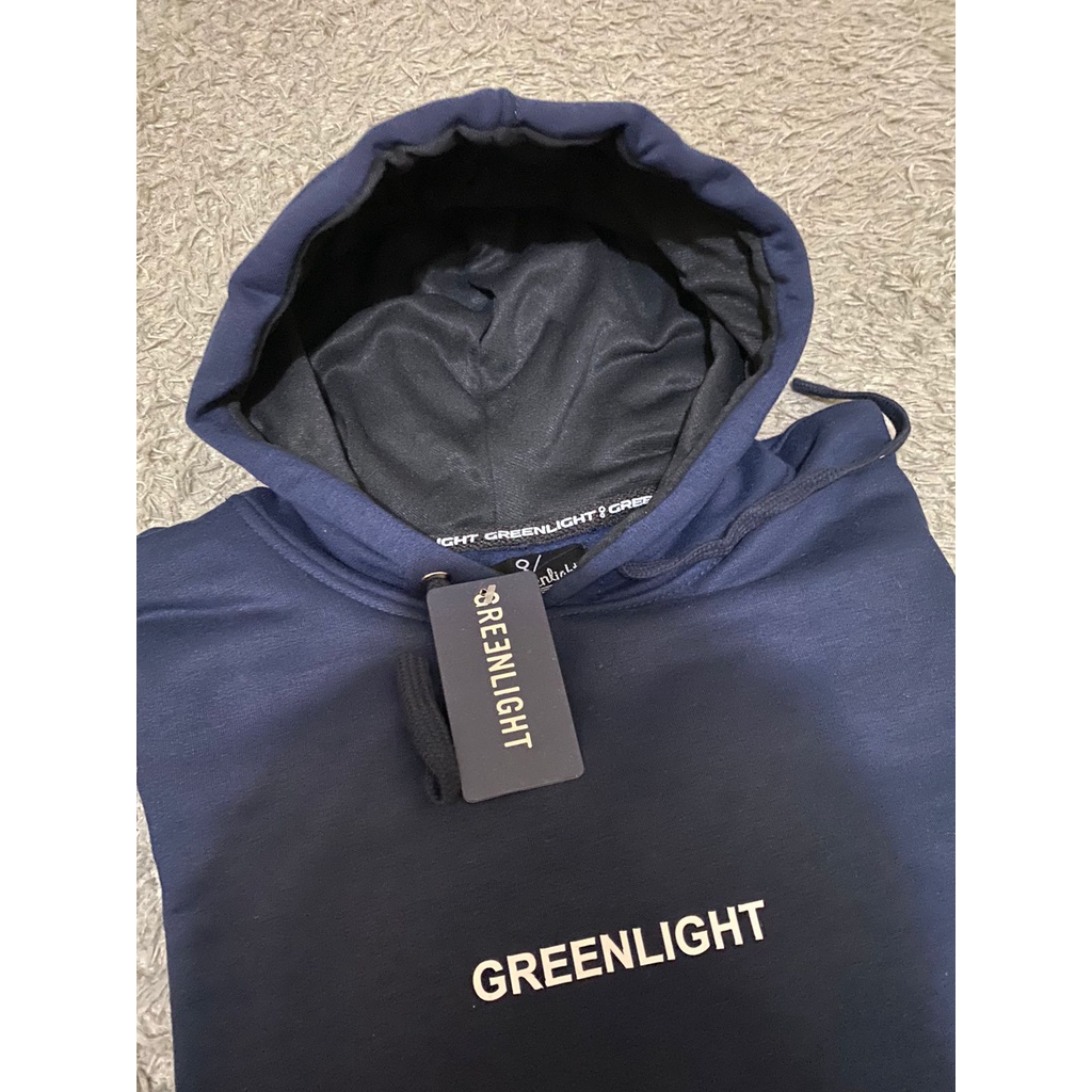 Hoodie Sweater GreenLight 100% Catton Fleece full lebel dan tag leher // Jaket Greenlight Premium Quality