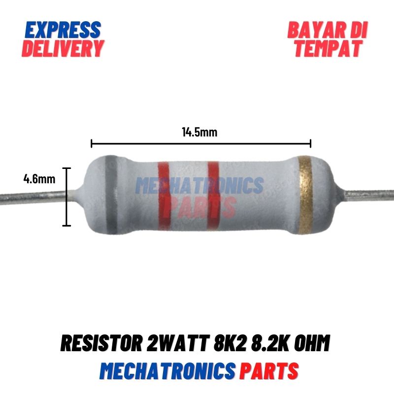 [PAS-9191] RESISTOR 2WATT 8.2KOHM