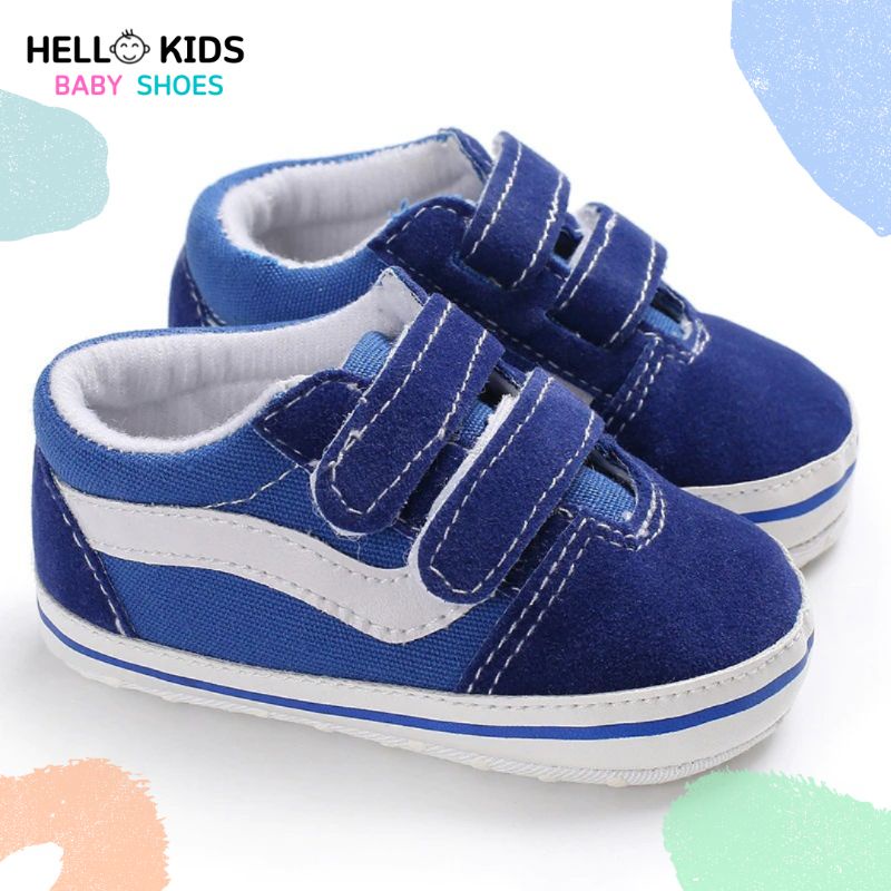 Sepatu Bayi Laki laki Umur 0-12 Bulan Sepatu Prewalker Laki laki 0 6 12 14 Bulan Baby Shoes Laki Laki Umur 1 Tahun  Biru HK005