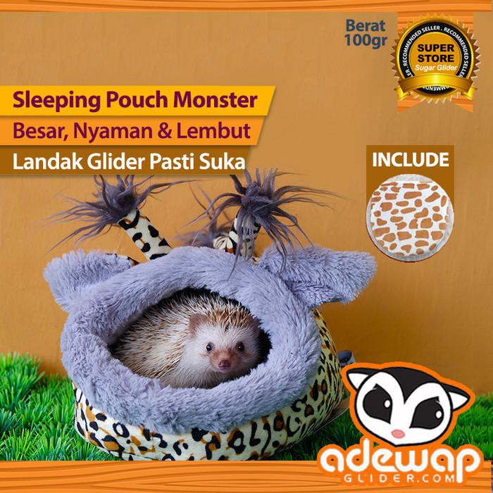 TEMPAT TIDUR LANDAK MINI MODEL HEWAN SLEEPING POUCH HIDING POUCH LAMIN