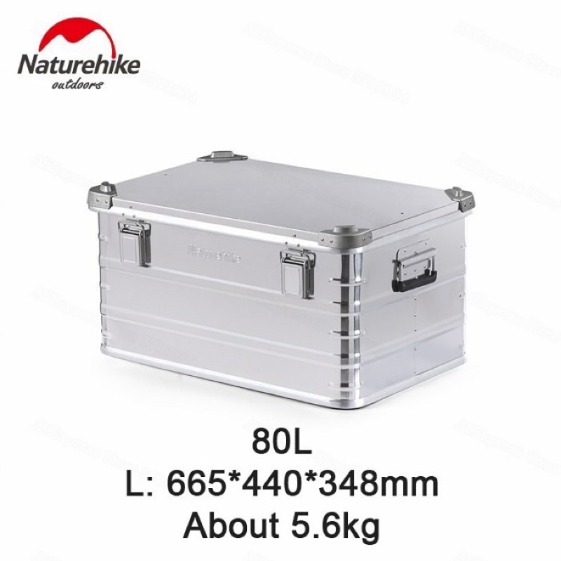 ALUMINIUM STORAGE BOX NATUREHIKE NH20SJ034 - 80 LITER