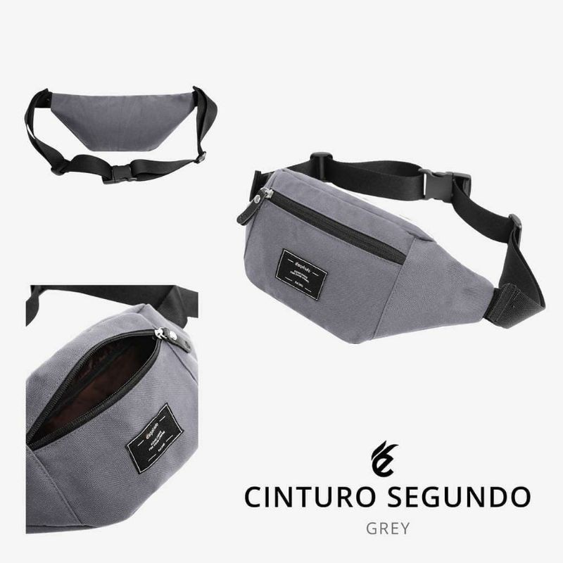 Tas Waistbag Esgotado Cinturo Segundo Grey Original Murah