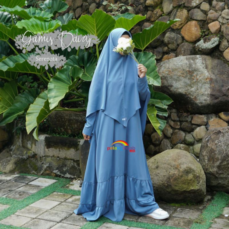 Gamis daizy | Azalia | busui friendly | 1kg = 2 pcs | by pelangi hijab