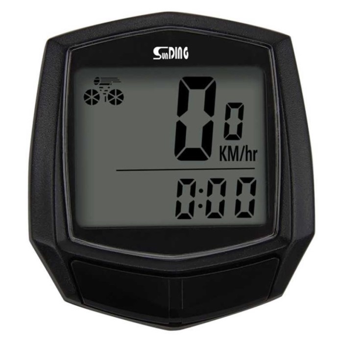 SUNDING Spedometer monitor Sepeda SD-581 odometer bycycle bike