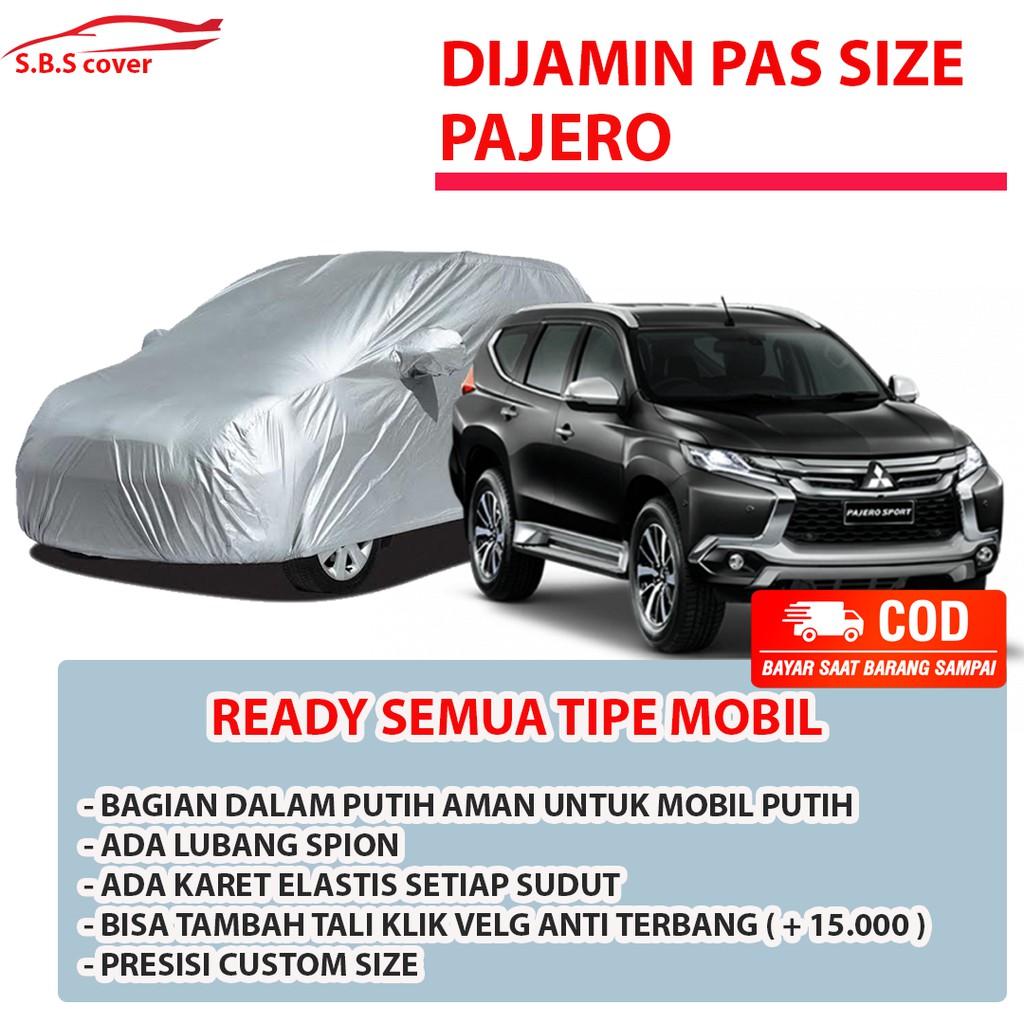 Cover Mobil pajero / sarung mobil pajero / pajero sport / cover pajero / pajero Mantol Pelindung Mobil/pajero dakar/pajero sport dakkar/pajero