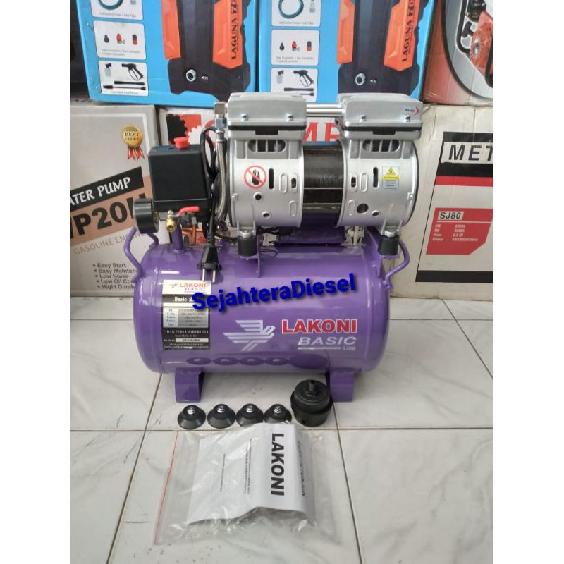 Kompresor LAKONI BASIC25s silent /Kompresor  angin oilless  LAKONI BASIC 25s