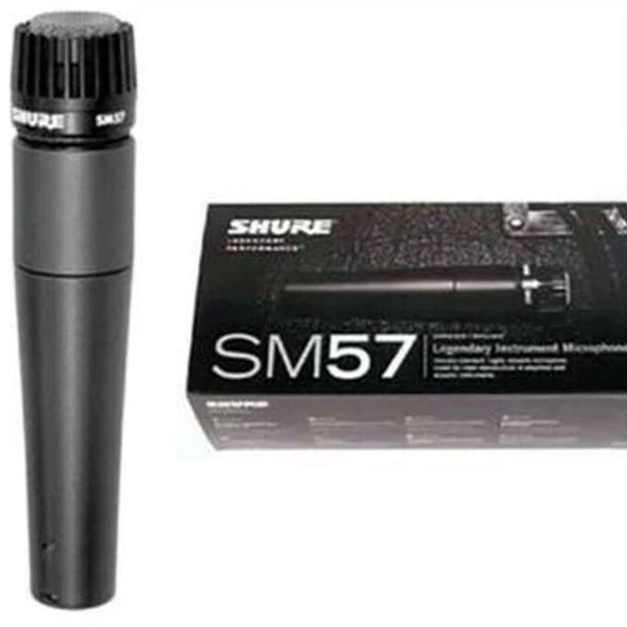 Ready Stock] Shure Sm57 / Sm 57 Mic Kabel Terbaik Utk Gendang Cajon Drum Recording