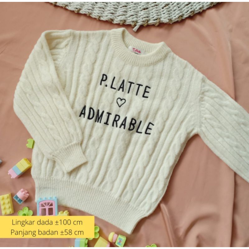 SWEATER/BLOUSE RAJUT  P. LATTE DAN REPIPI IMPORT