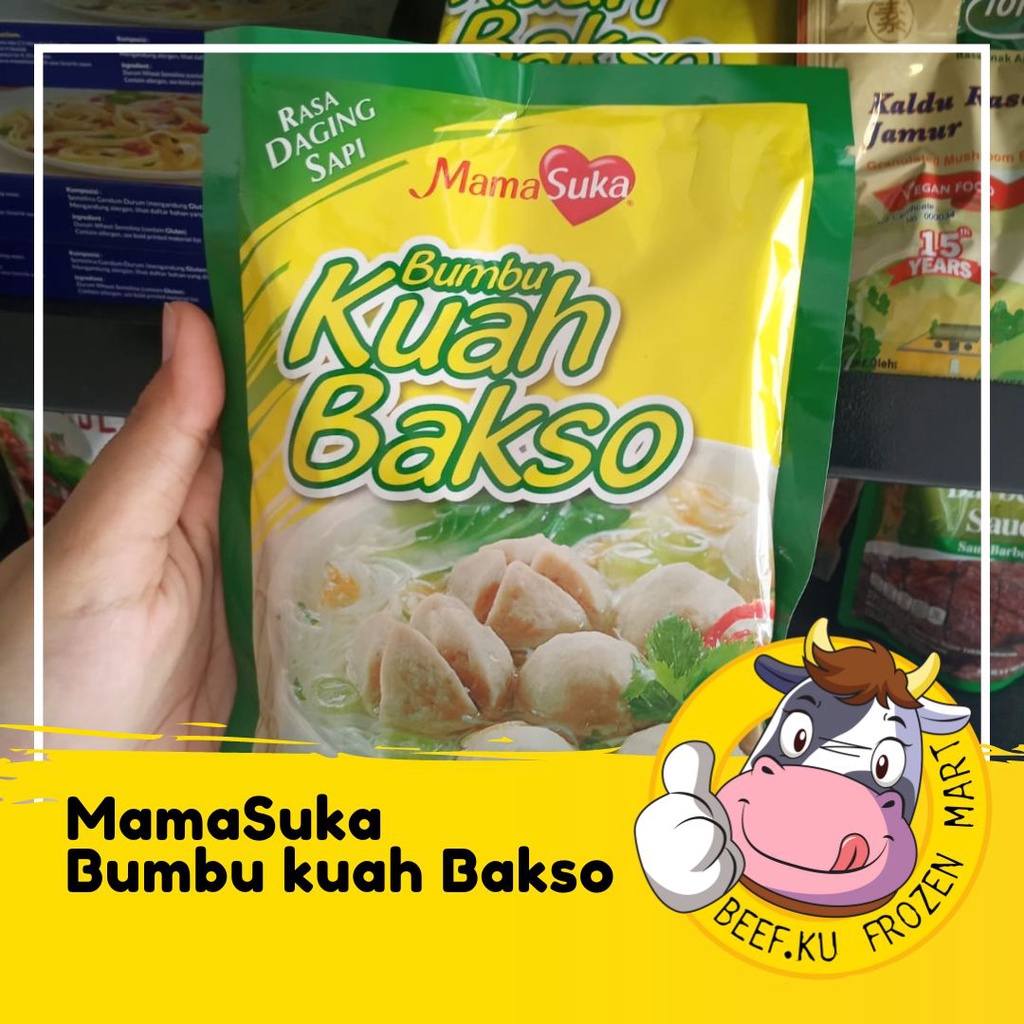 

MAMASUKA BUMBUKUAH BAKSO 250GR / BUMBU / KALDU / KUAH BAKSO