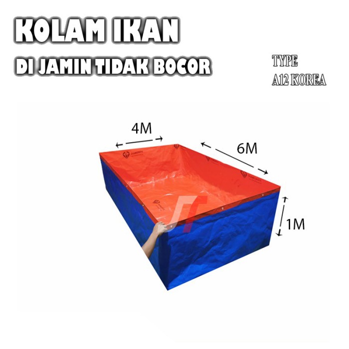 Jual Terpal Lele Kotak Jadi X X A Ternak Ikan Kolam Kotak Lampung