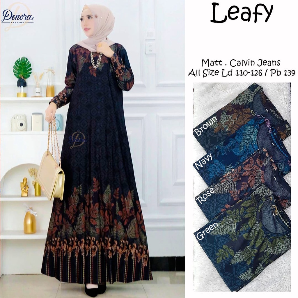 LEAFY DRESS BY DENORA