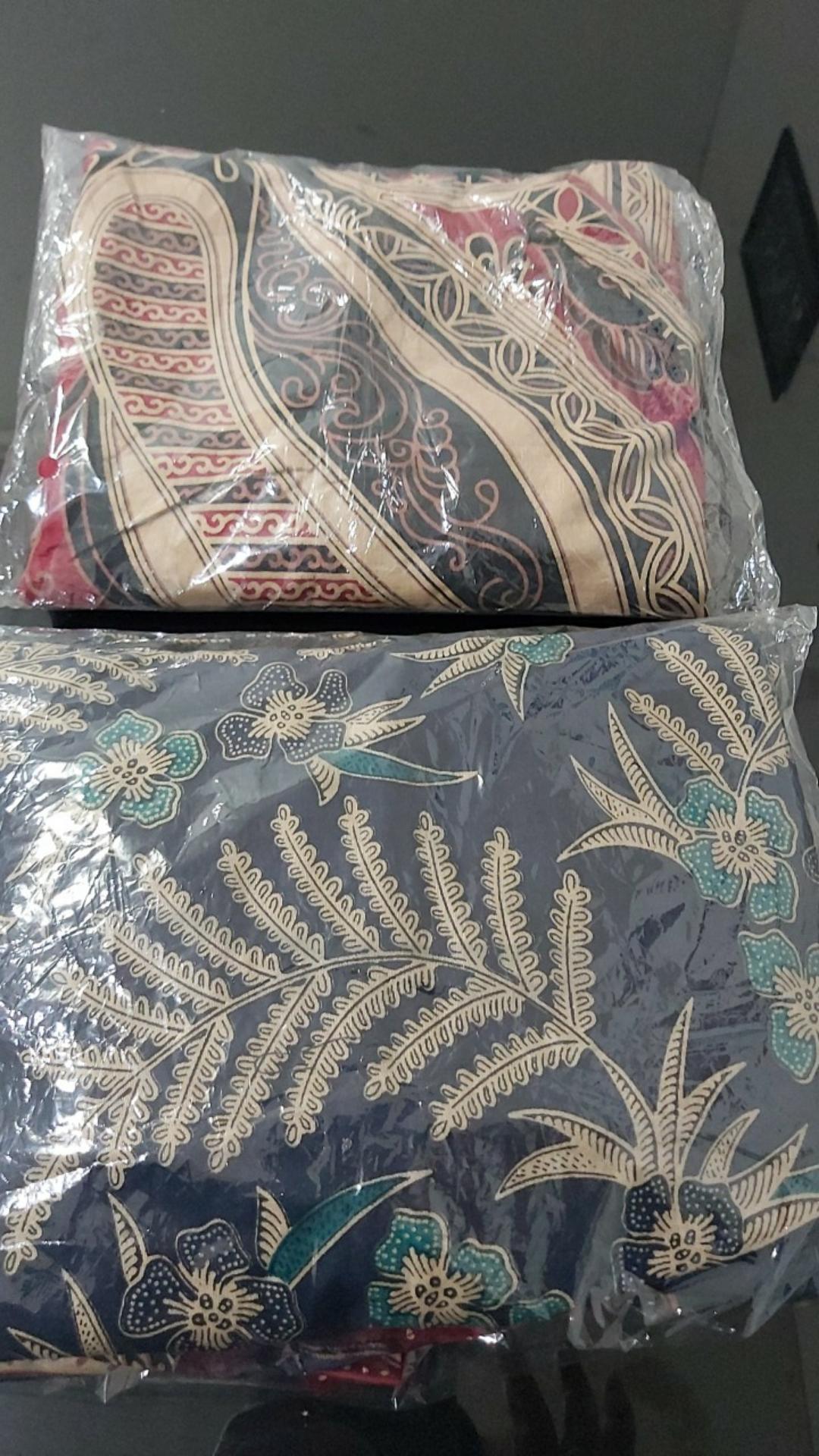 Tey-17 Batik Wanita Asj Sa Hrb026 Kenongo Kemeja Tosca Pendek