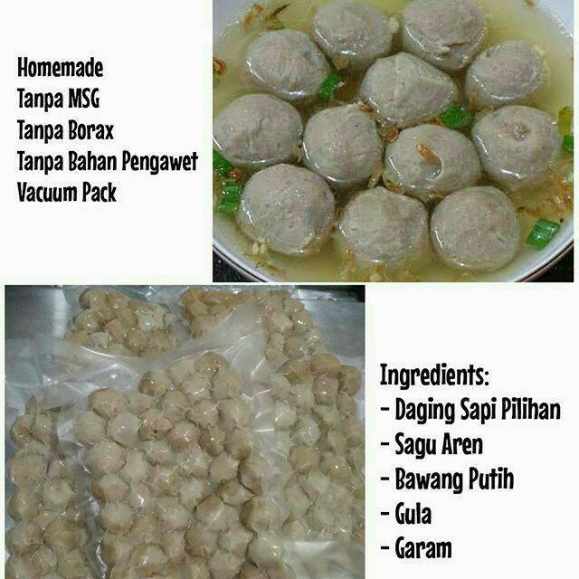 

Bakso Daging sapi isi 25 pcs / Bakso sapi