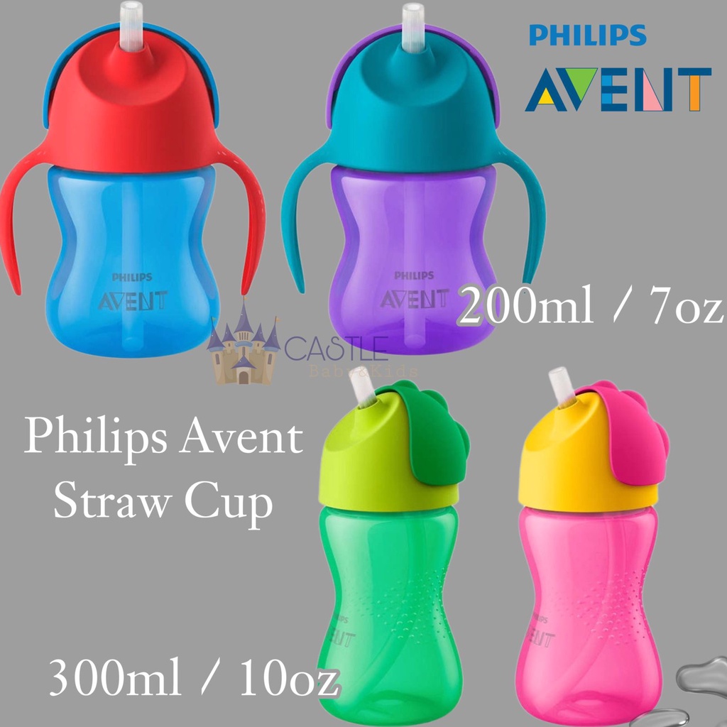 Philips Avent Bendy Straw Cup - Botol Minum Bayi - Botol Sedotan Anak
