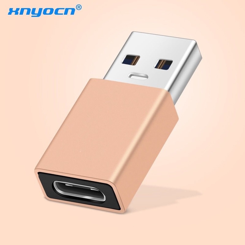 Tipe C ke adaptor USB 2.0 adaptor USB 2.0konverter USB Tipe C adaptor konektor OTG 2.0 adaptor logam