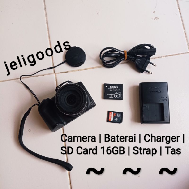 Kamera Canon Powershot 430IS Fullset / Free Strap Tas SD Catd 16gb / Second murah