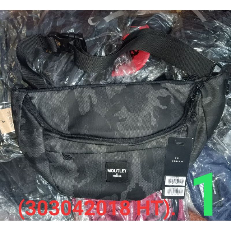 3SECOND-GREENLIGHT-MOUTLEY-FMC  WAIST BAG ORIGINAL.