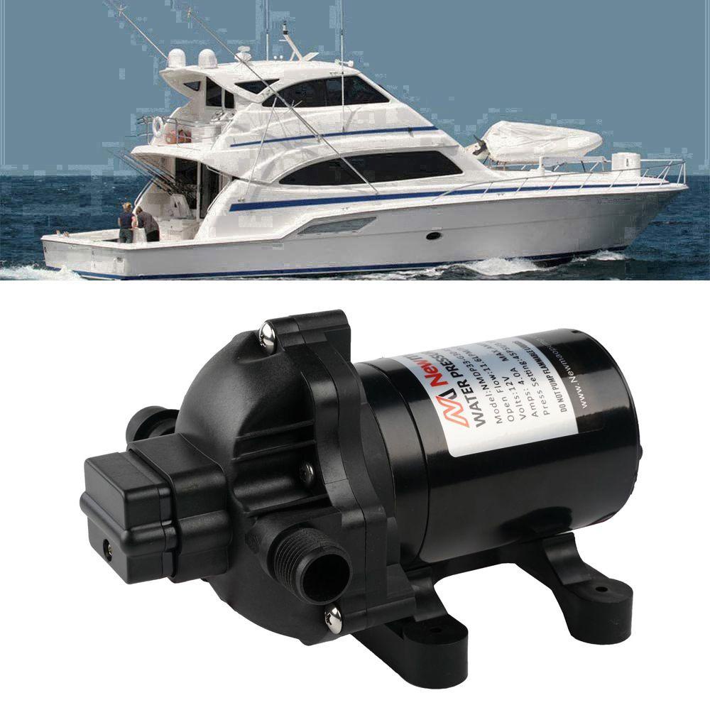 Pompa Diafragma Laut TOP 12V Celup High Flow Electric Yacht Whale Pumps Boat Water Pump