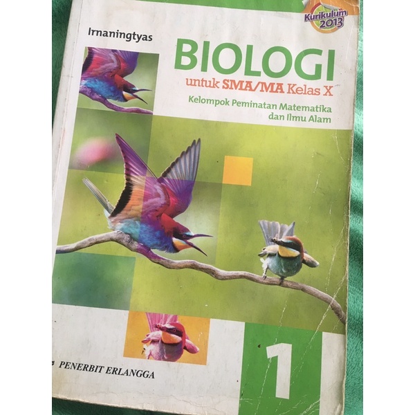 Preloved Buku BIOLOGI ERLANGGA Kelas 10