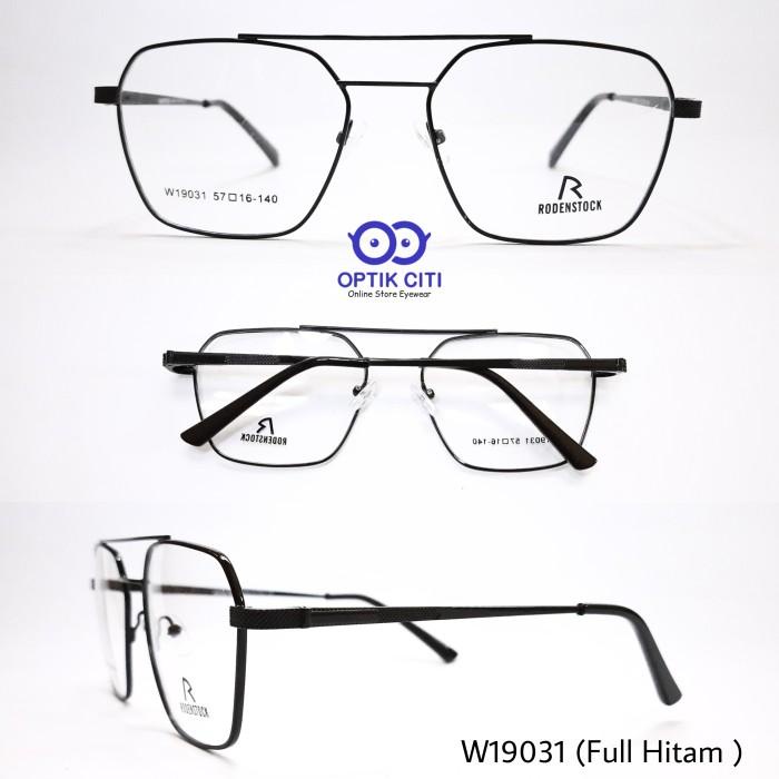 frame kacamata pria rodenstock classic aviator ada pegas dan ringan