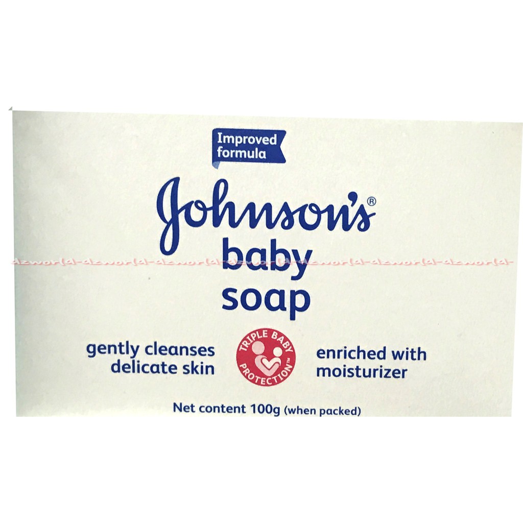 Johnson's Baby Milk Blossoms 100g Soap Sabun Bayi Batang Johnson Putih Pink Biru Moisturizer Jonson Sabun Batangan