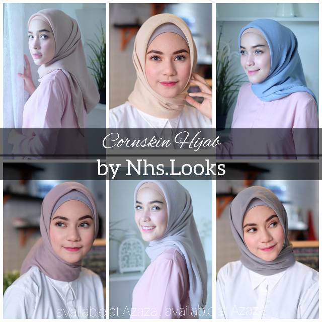 Nhs.looks Cornskin Hijab Segi Empat - Segi 4 by Nhs. Look