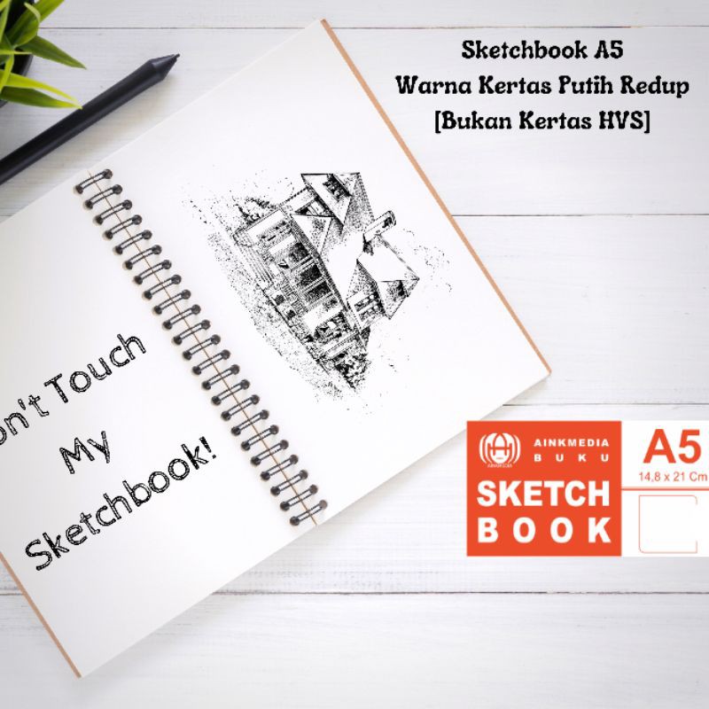 BUKU SKETSA KERTAS POLOS / SKETCHBOOK | Shopee Indonesia