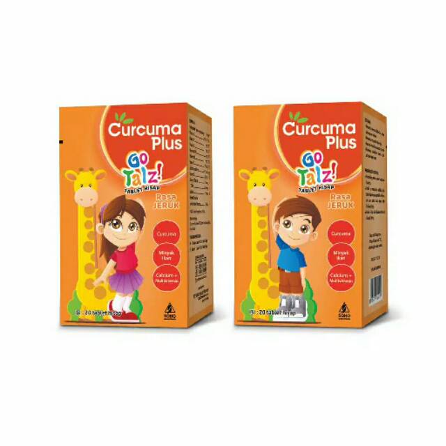 Curcuma Plus Go Talz Rasa Jeruk / Tutty Fruity