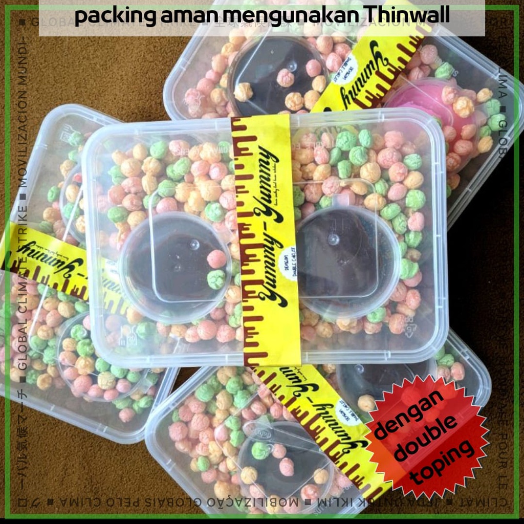 

[10.10] Nyam Nyam BOX / Rice Crispy Warna Warni / Rice crispy Box / Snack Kiloan