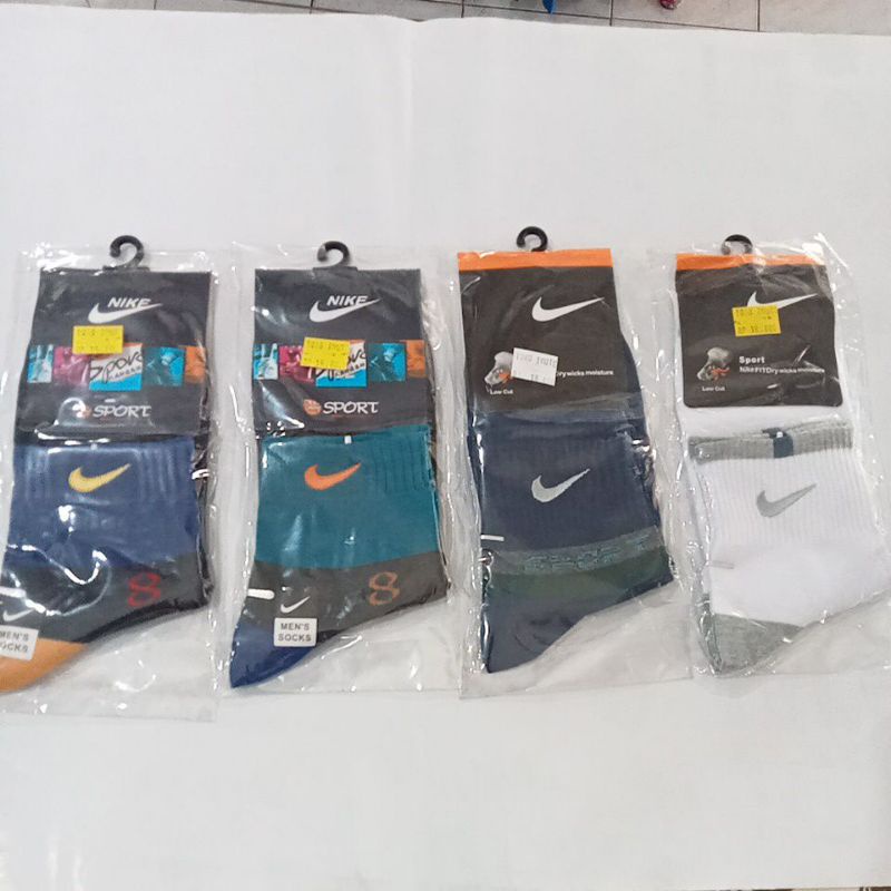 NIKE ADIDAS kaos kaki olahraga pria