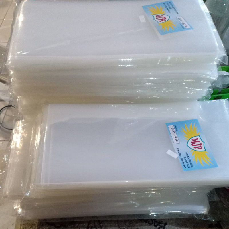 Plastik PP Bening MJP Uk.16x35 Tebal 0.10