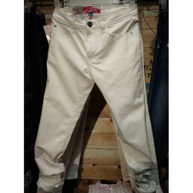 Celana Jeans Putih Wanita (Cardinal Girl)